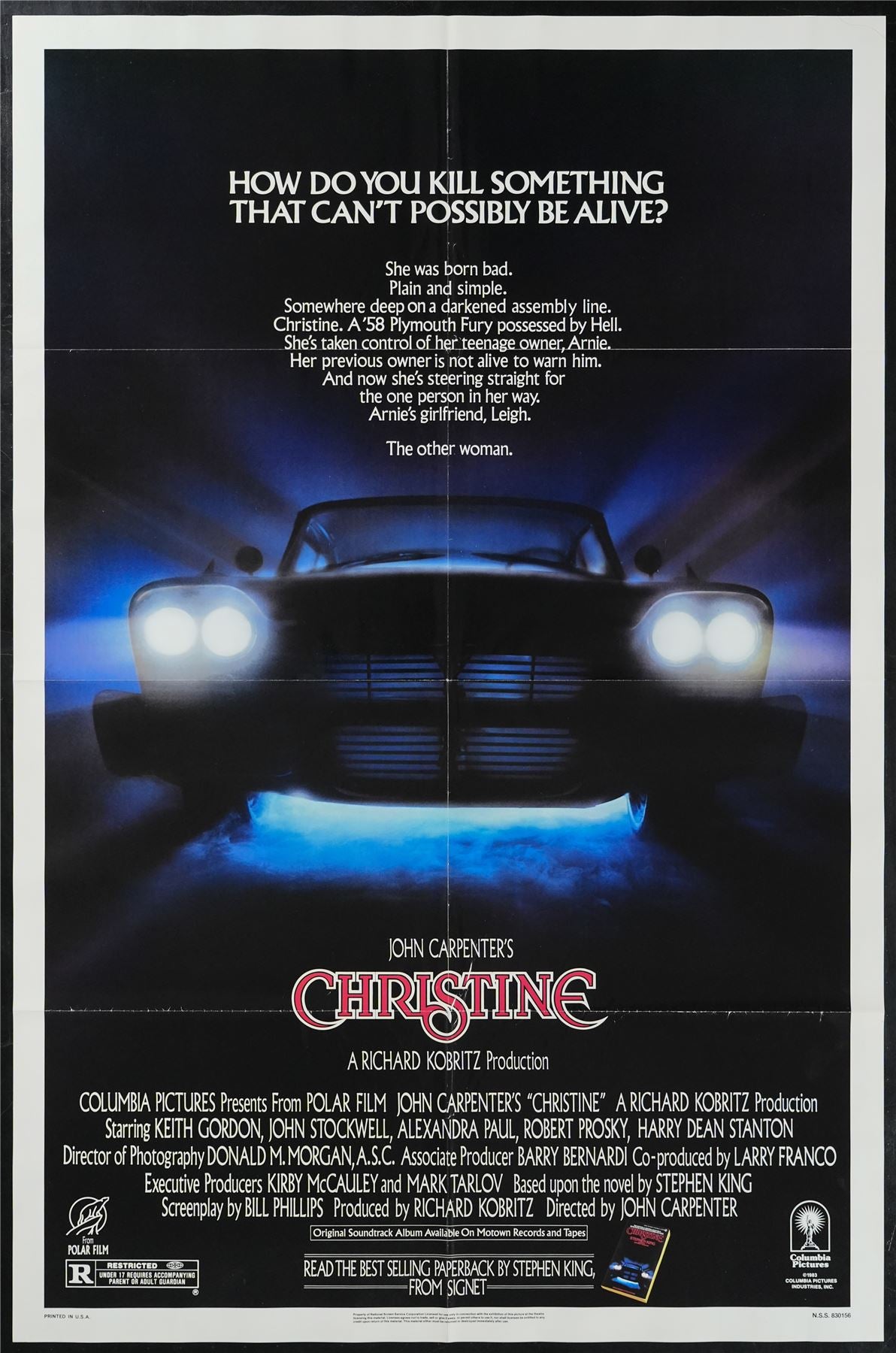 Original Christine movie poster