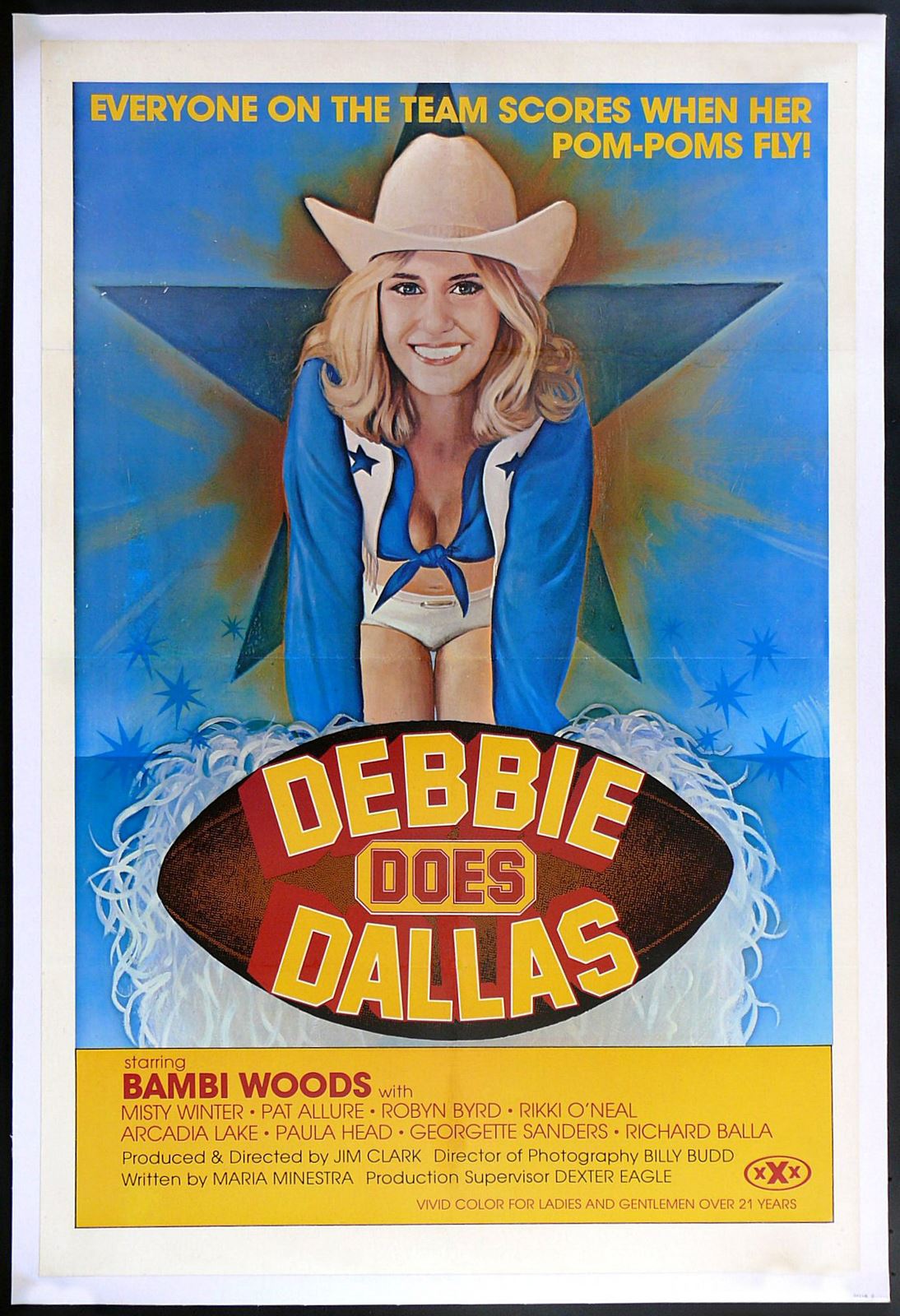 Original Debbie Does Dallas movie poster