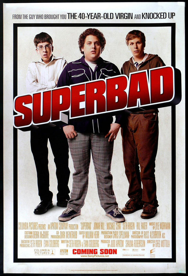 Original Superbad movie poster