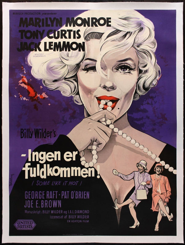Original Some Like It Hot movie poster