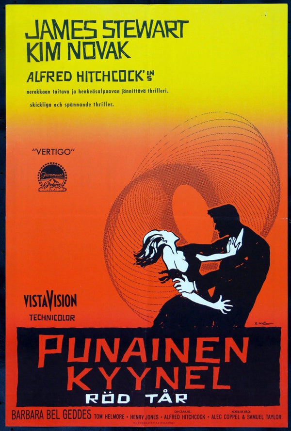 Original Vertigo movie poster
