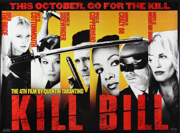 Original Kill Bill: Volume 1 movie poster