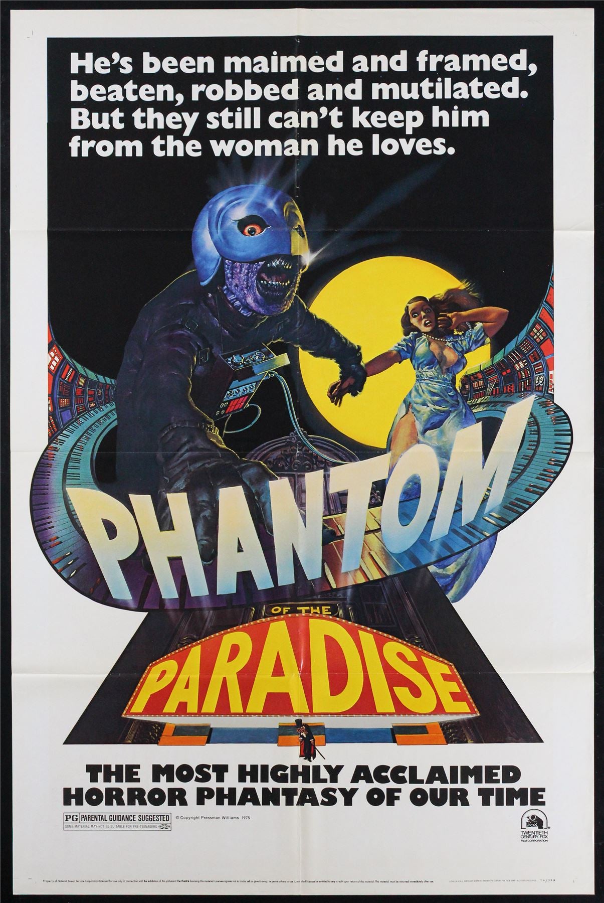 Original Phantom of the Paradise movie poster