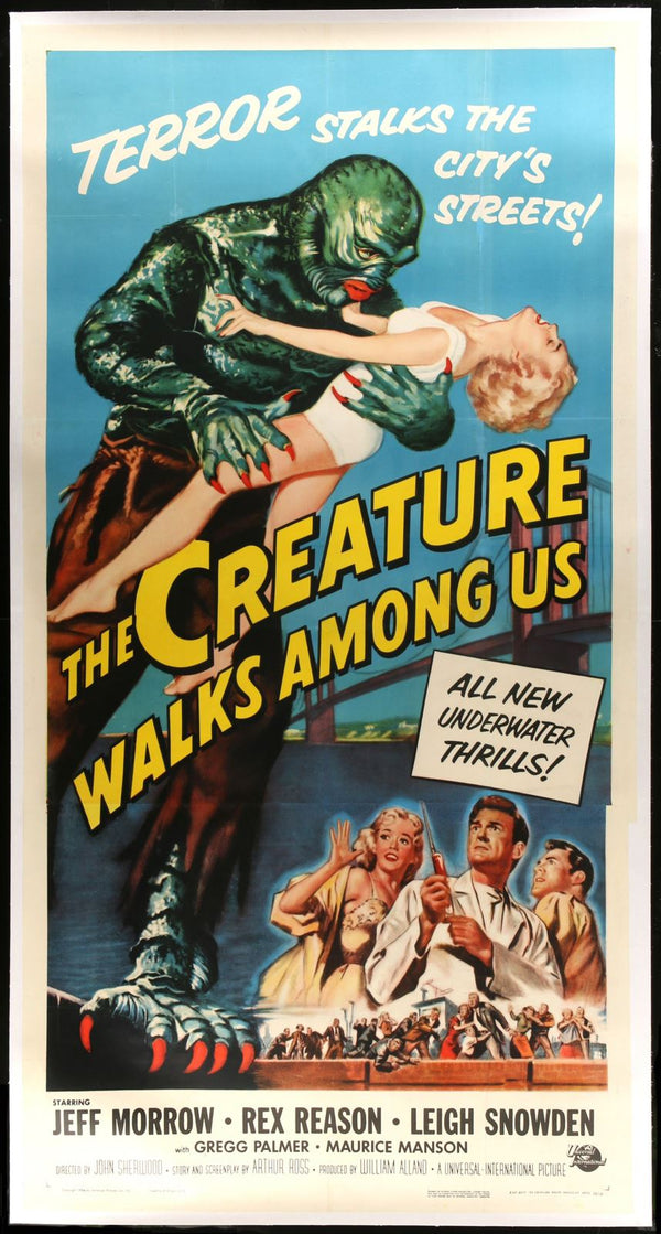 Original The Creature Walks Among Us movie poster