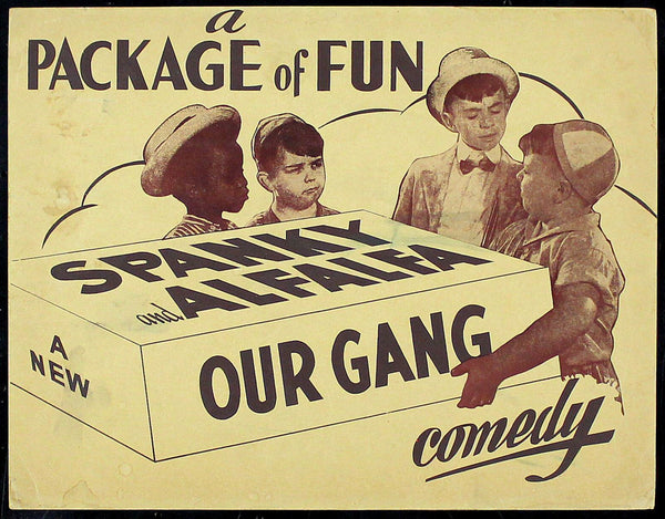 Original OUR GANG ✯ CineMasterpieces LITTLE RASCALS MOVIE POSTER BUCKWHEAT SPANKY ALFALFA movie poster