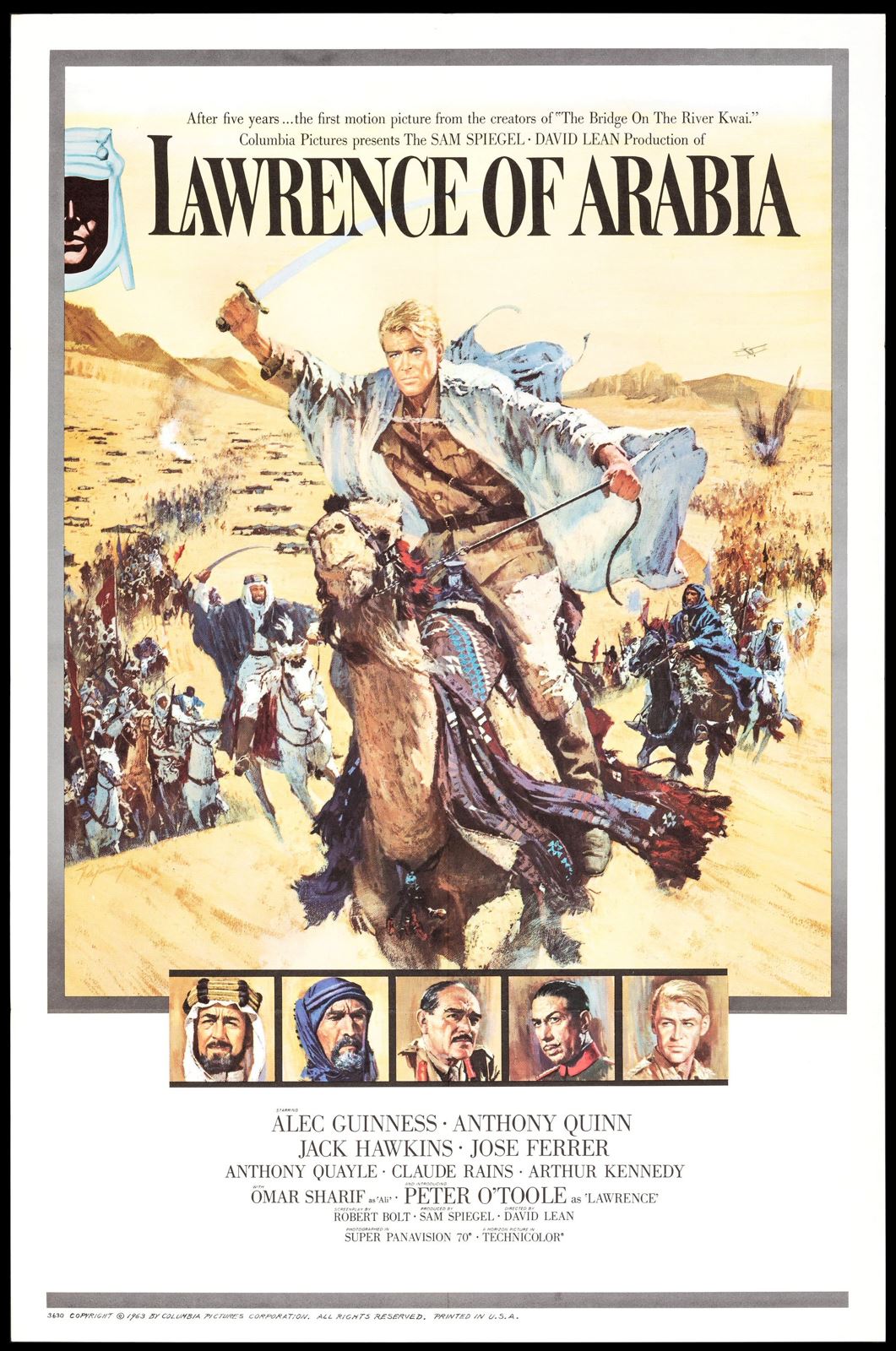 Original Lawrence of Arabia movie poster