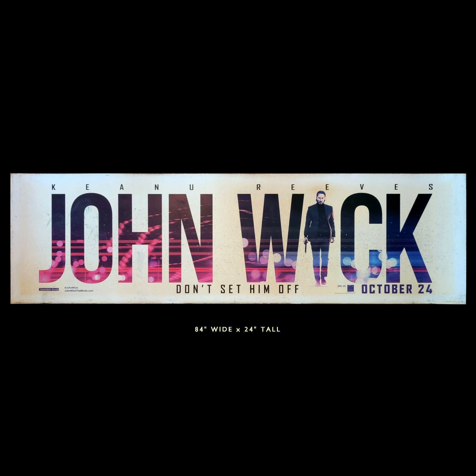 Original John Wick movie poster