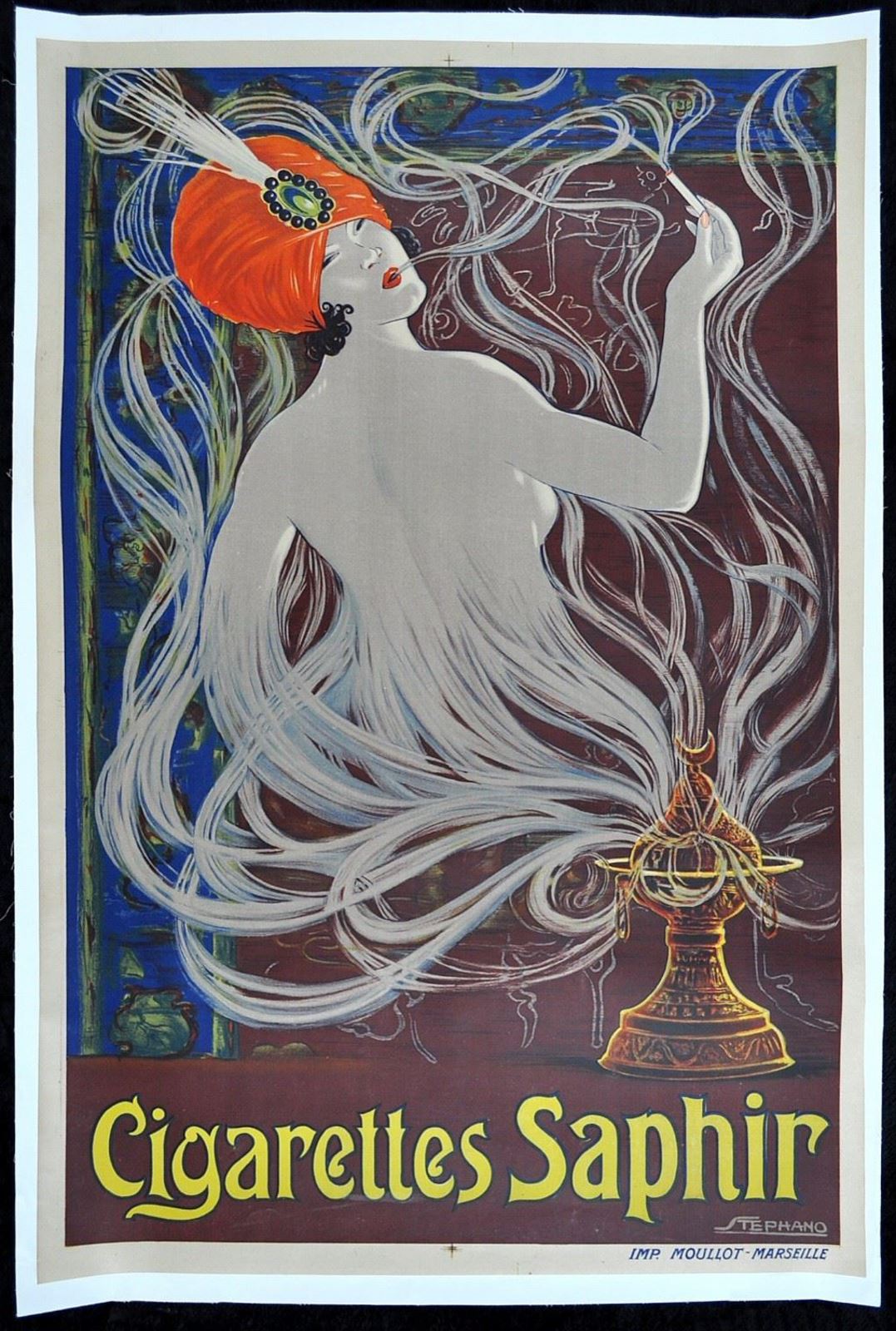 Original CIGARETTES SAPHIR movie poster