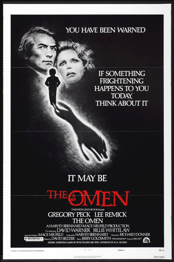 Original The Omen movie poster