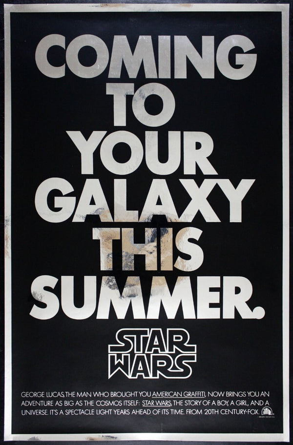 Original Star Wars movie poster