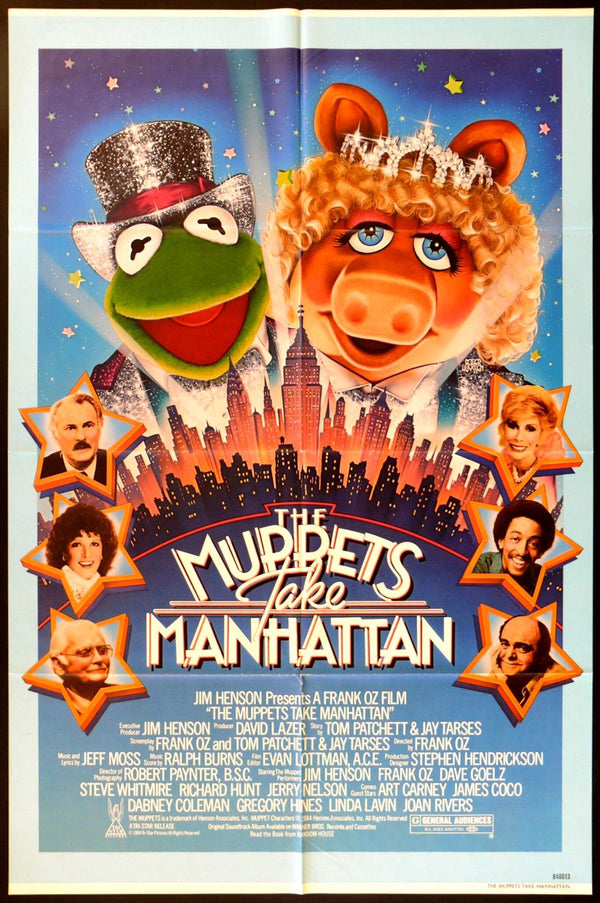 Original The Muppets Take Manhattan movie poster