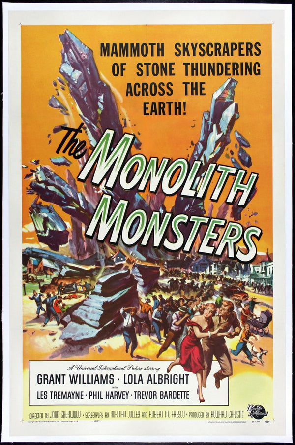 Original Monolith Monsters movie poster