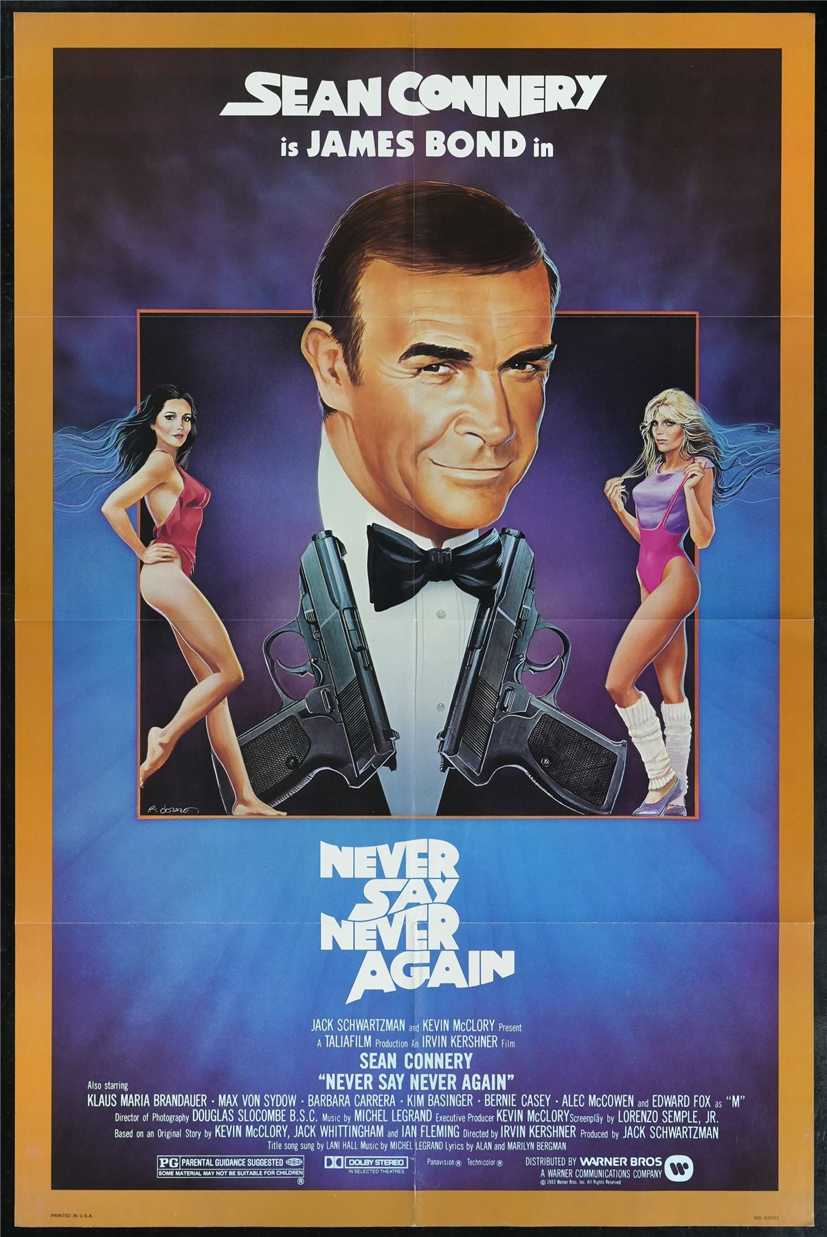 Original Never Say Never Again movie poster