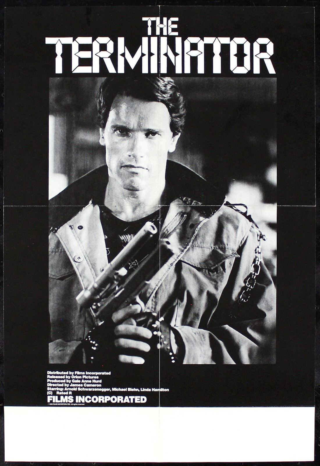 Original The Terminator movie poster
