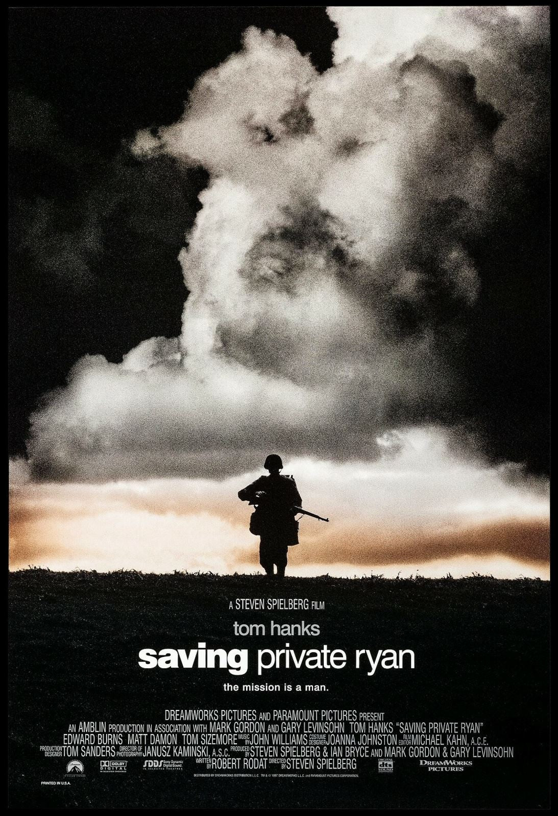 Original Saving Private Ryan movie poster