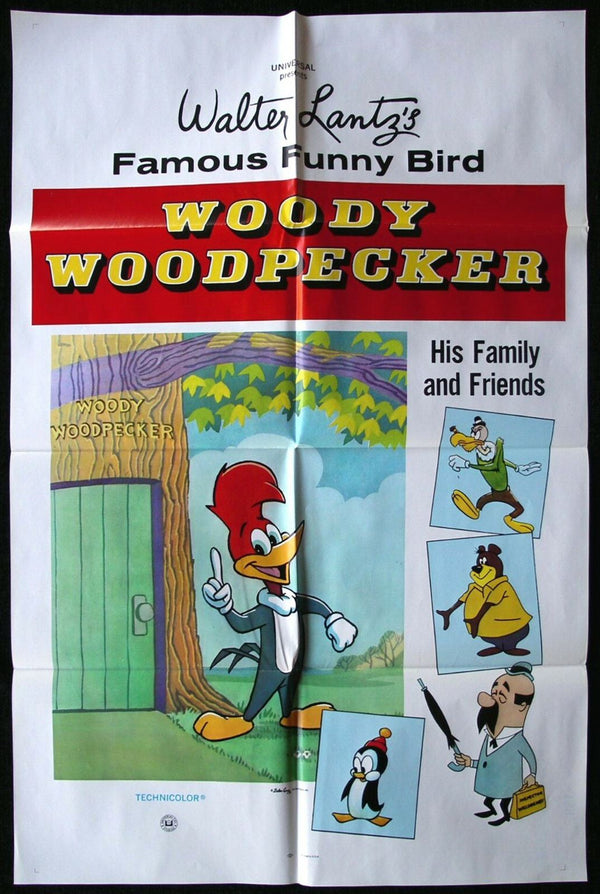 Original WOODY WOODPECKER movie poster