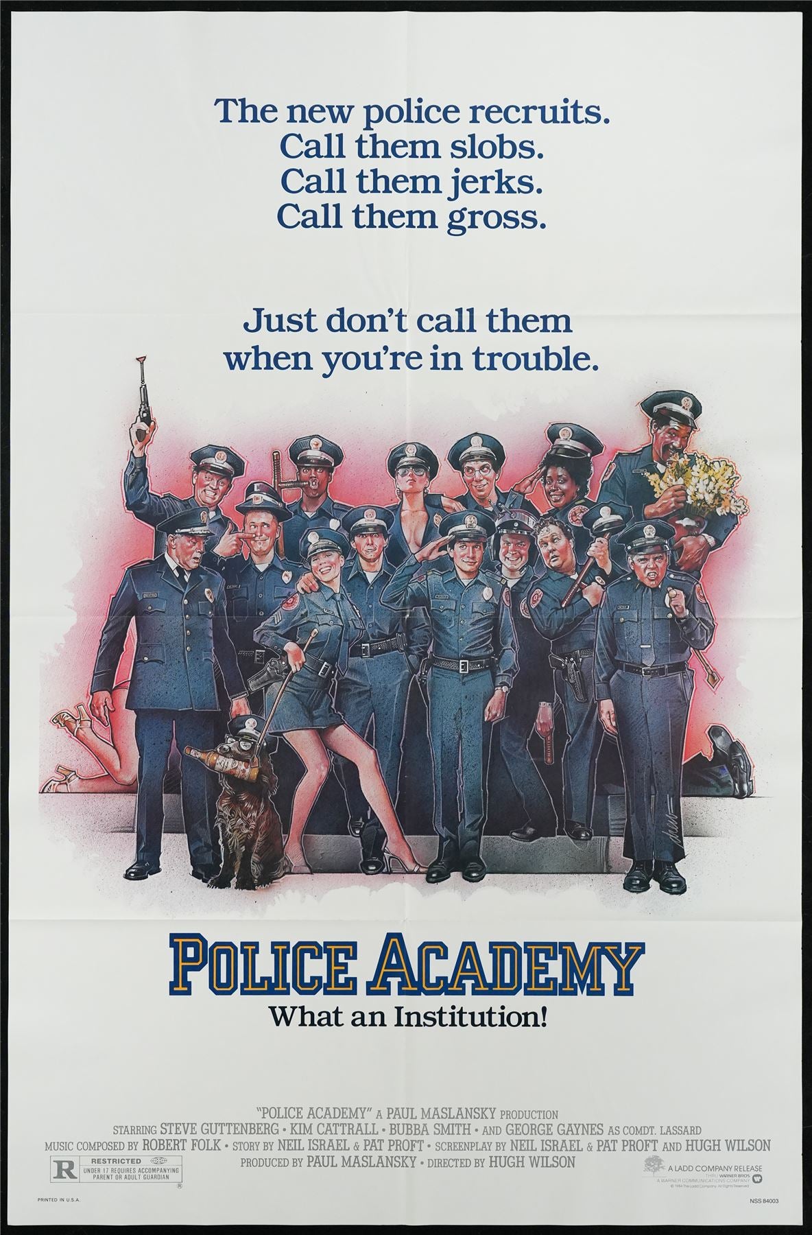 Original Police Academy movie poster