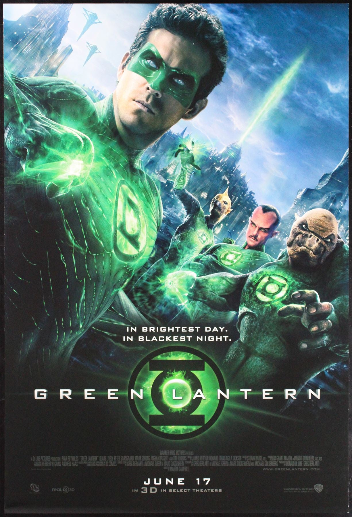 Original The Green Lantern movie poster