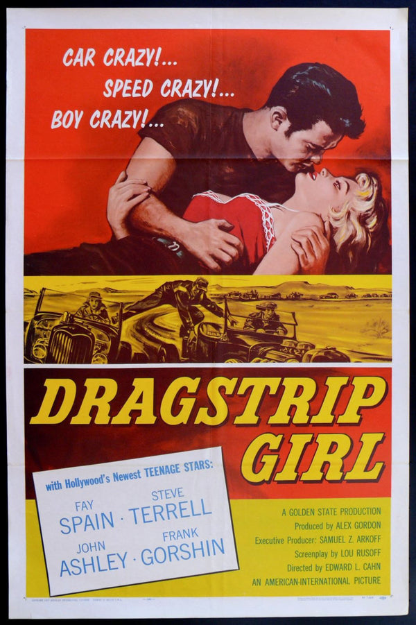 Original Dragstrip Girl movie poster
