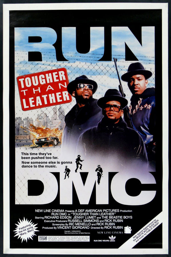 Original Run-DMC: Tougher Than Leather movie poster