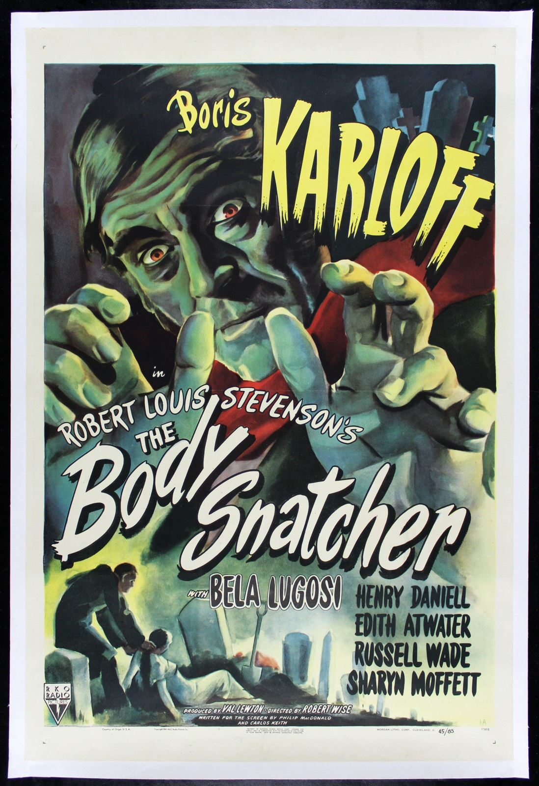 Original The Body Snatcher movie poster