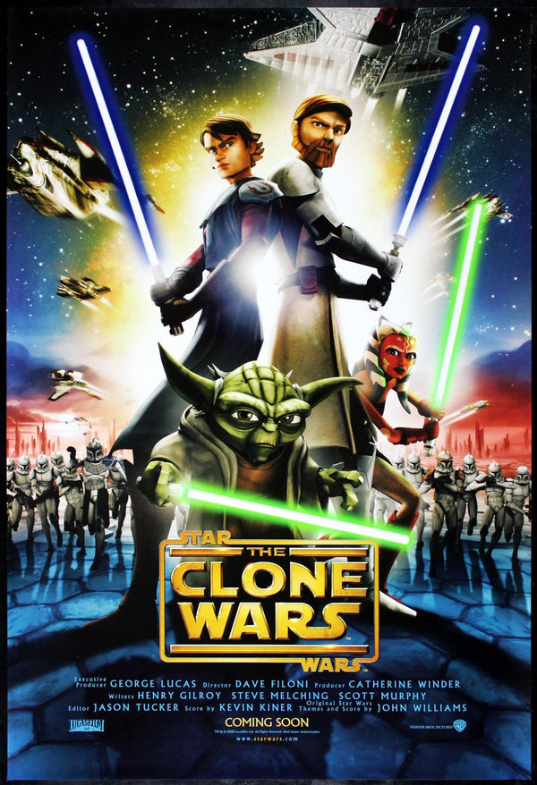 Original The Clone Wars movie poster