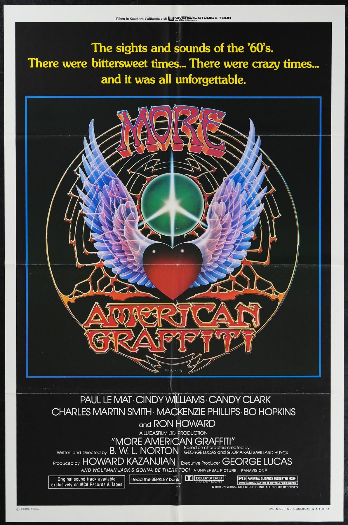 Original More American Graffiti movie poster