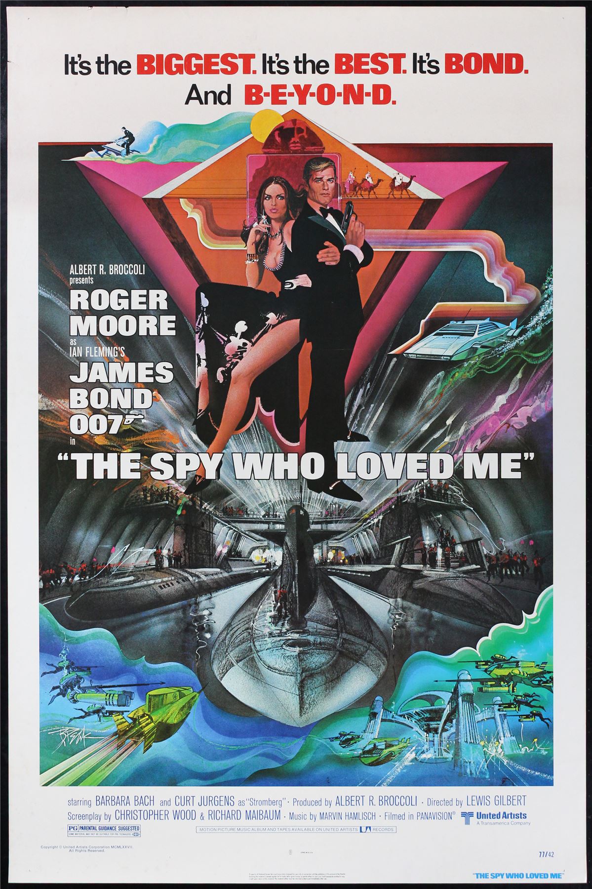 Original The Spy Who Loved Me movie poster
