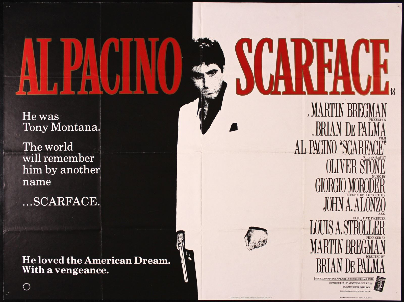 Original Scarface movie poster