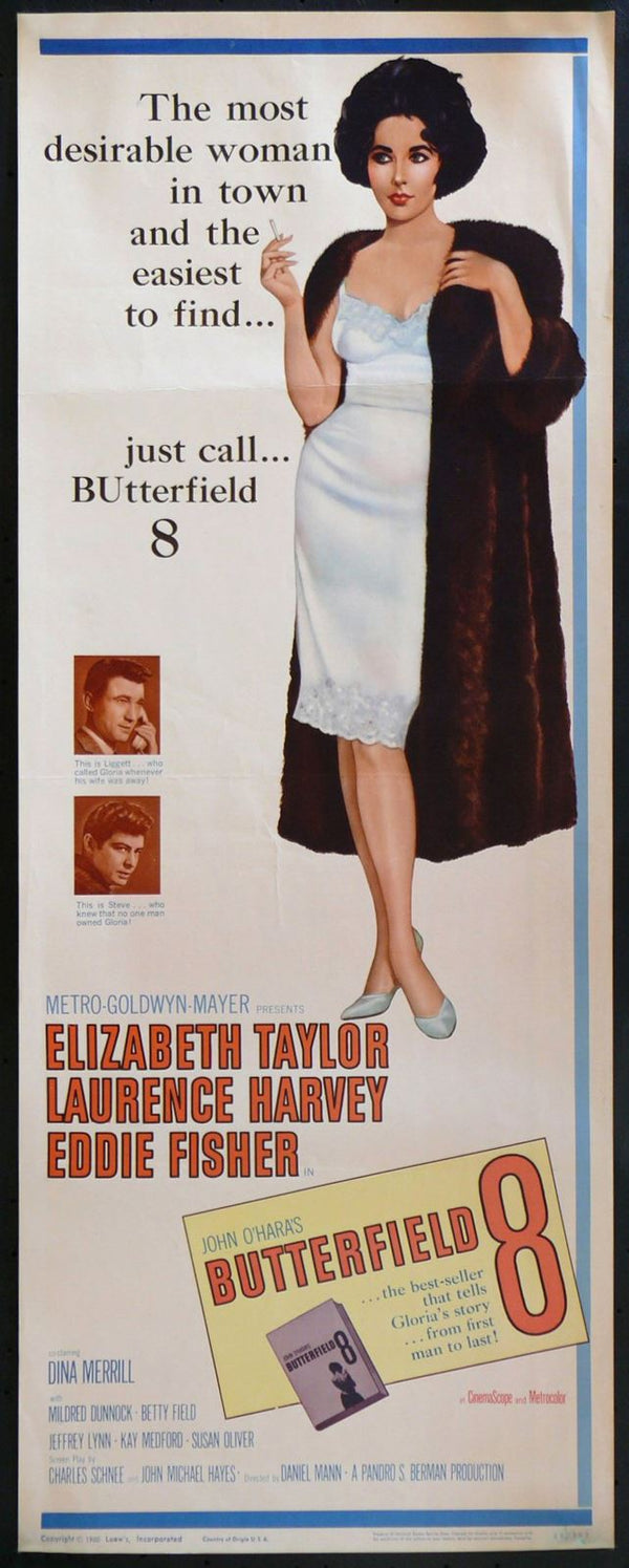 Original Butterfield 8 movie poster