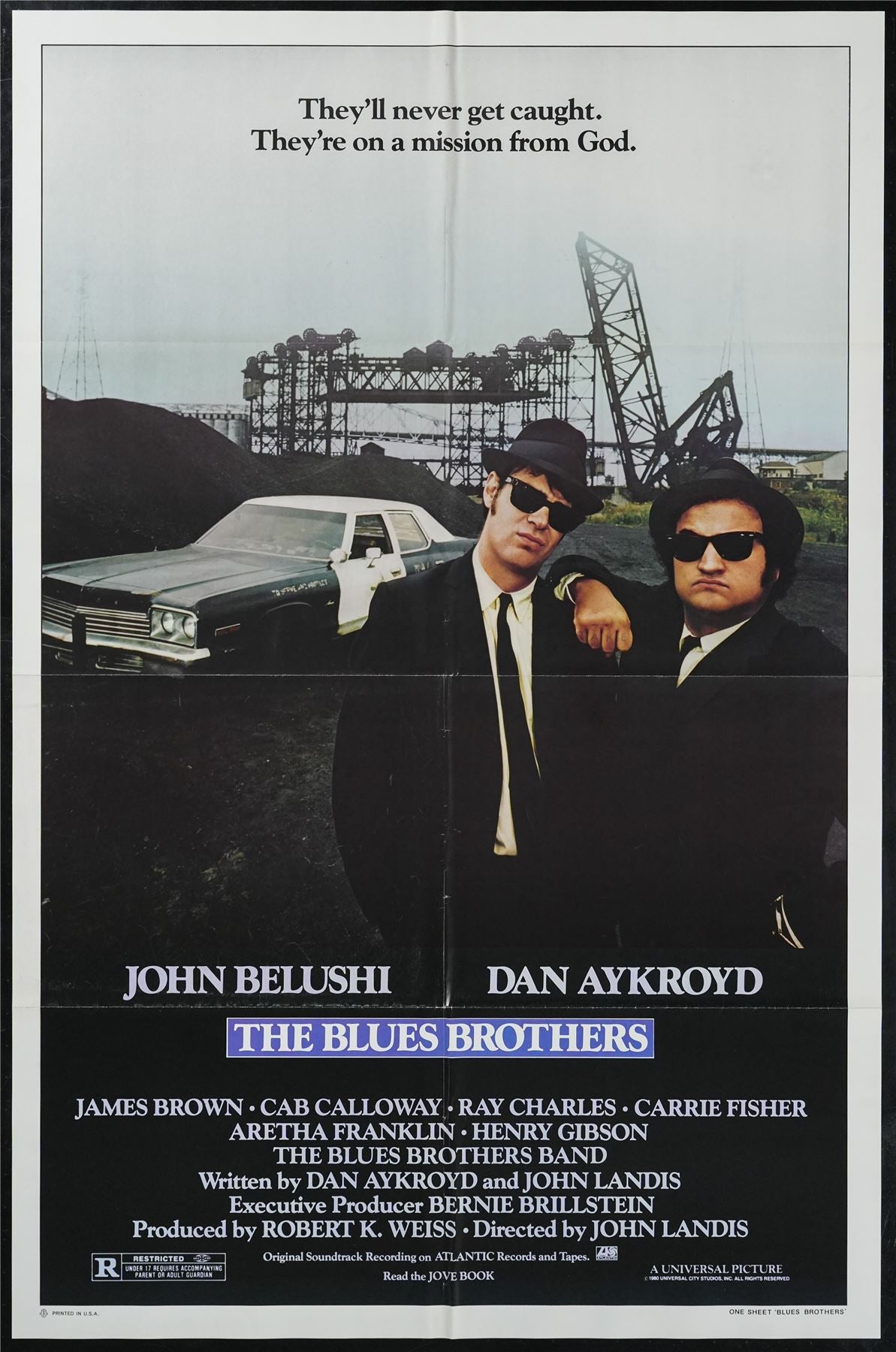 Original The Blues Brothers movie poster