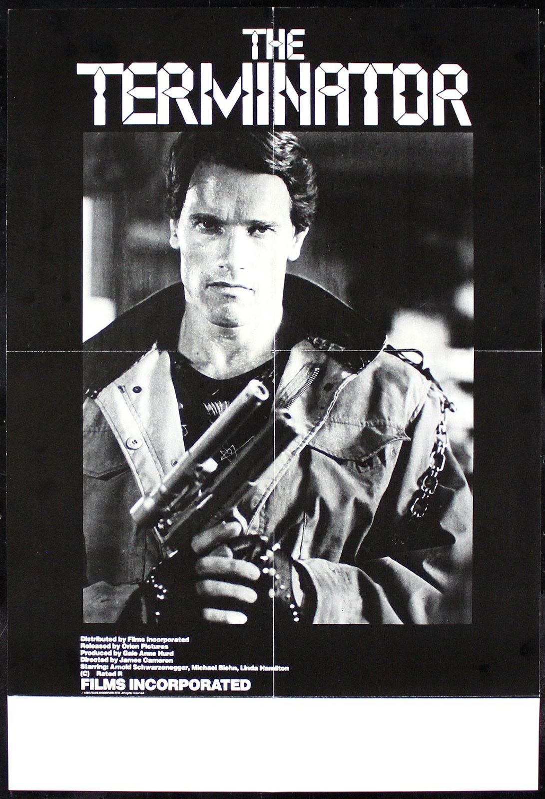 Original The Terminator movie poster