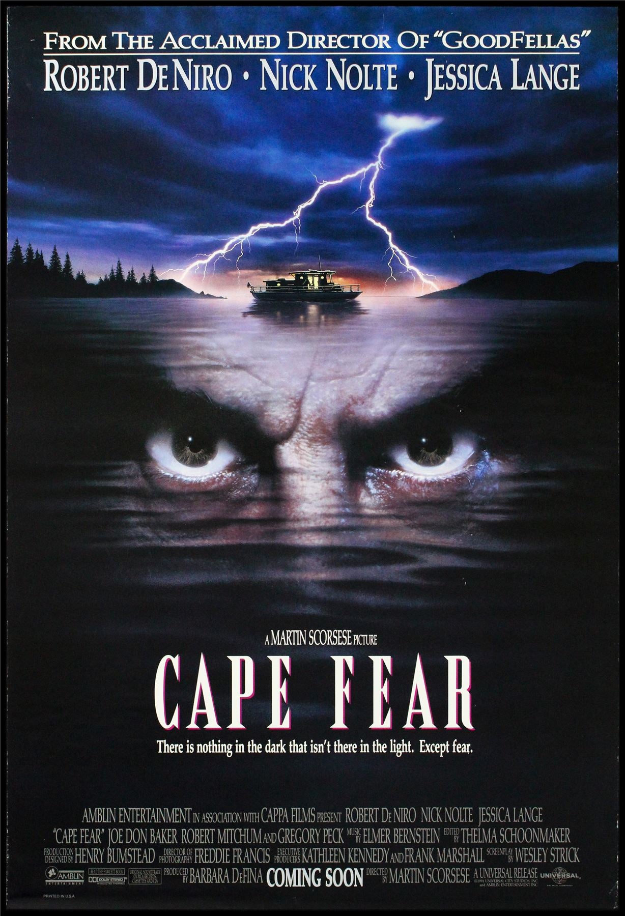 Original Cape Fear movie poster