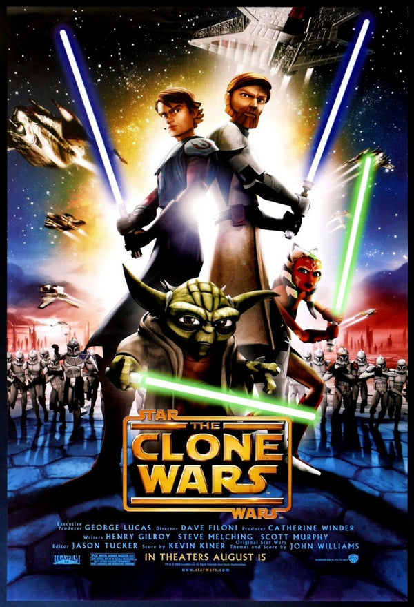 Original Star Wars: The Clone Wars movie poster
