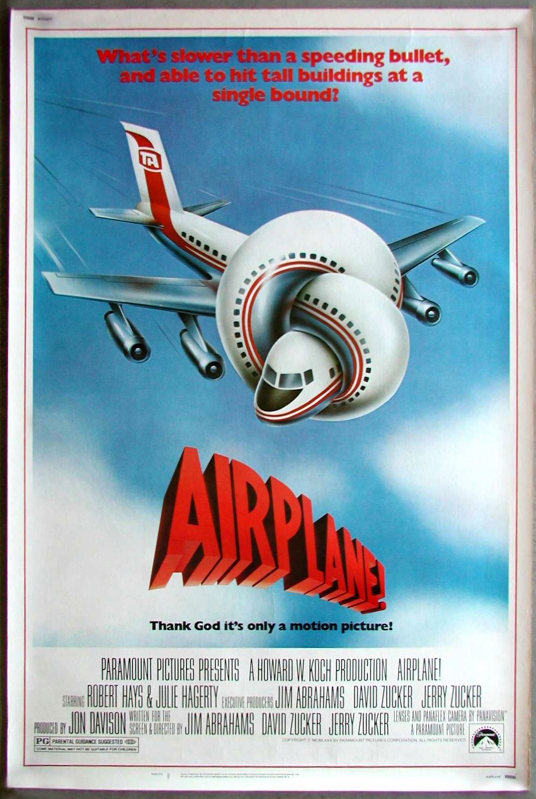 Original Airplane! movie poster