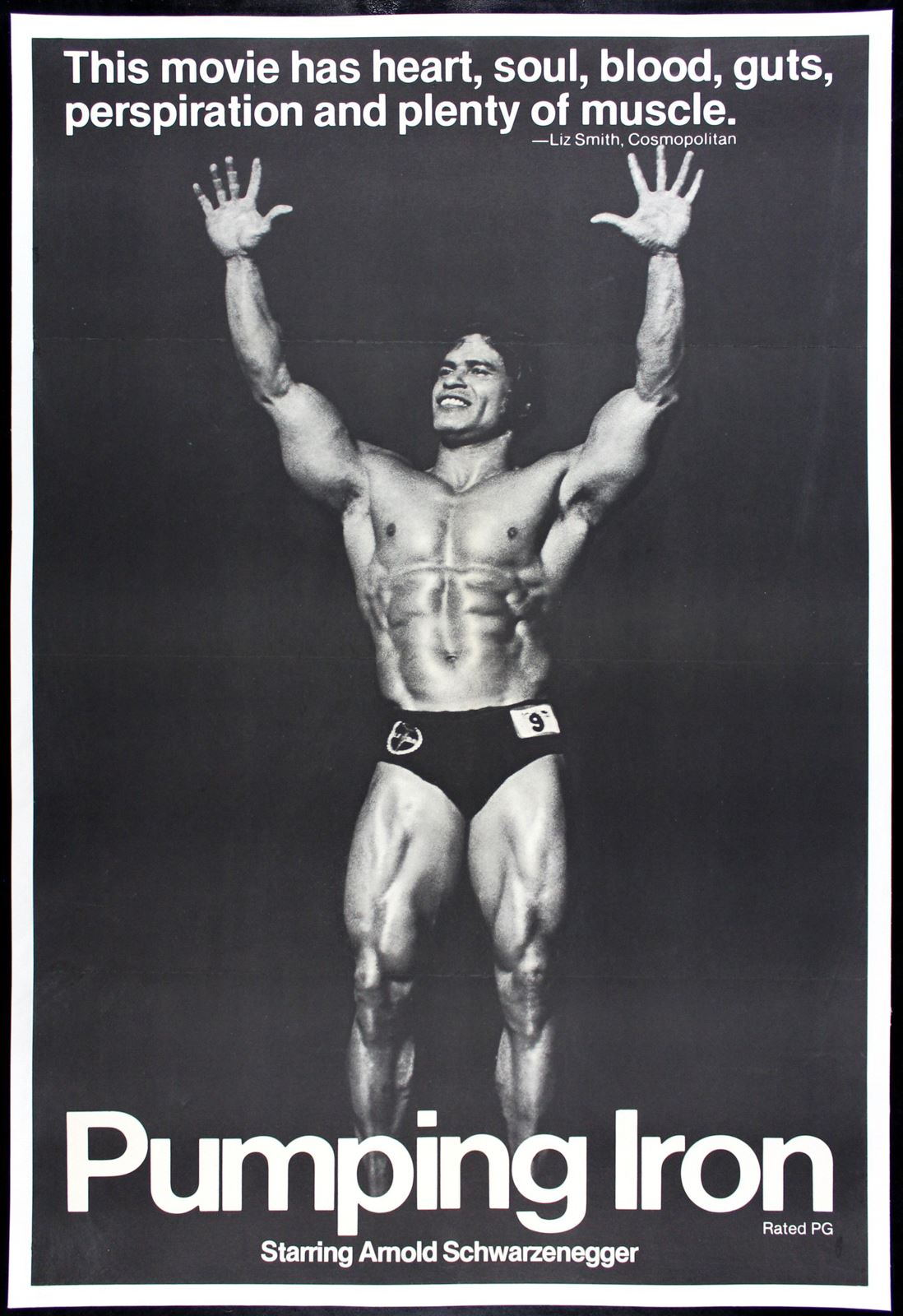 Original Pumping Iron movie poster
