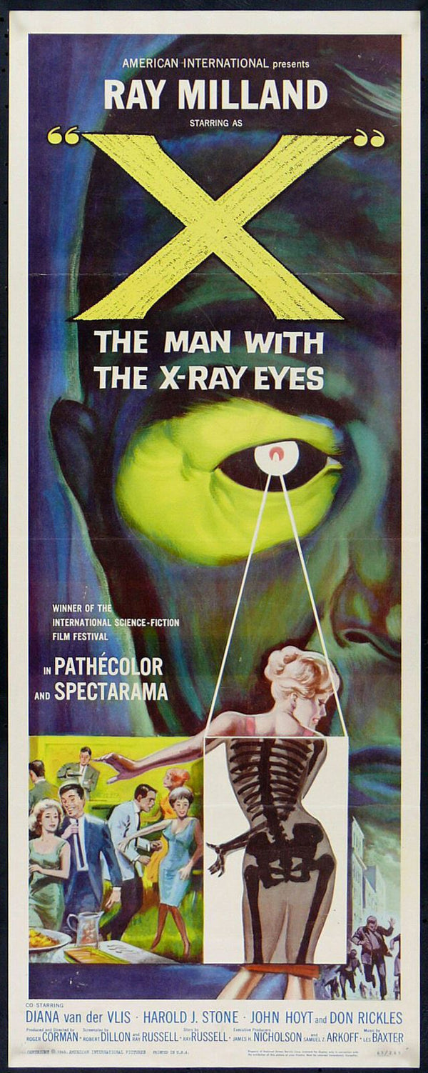Original The Man with the X-Ray Eyes movie poster