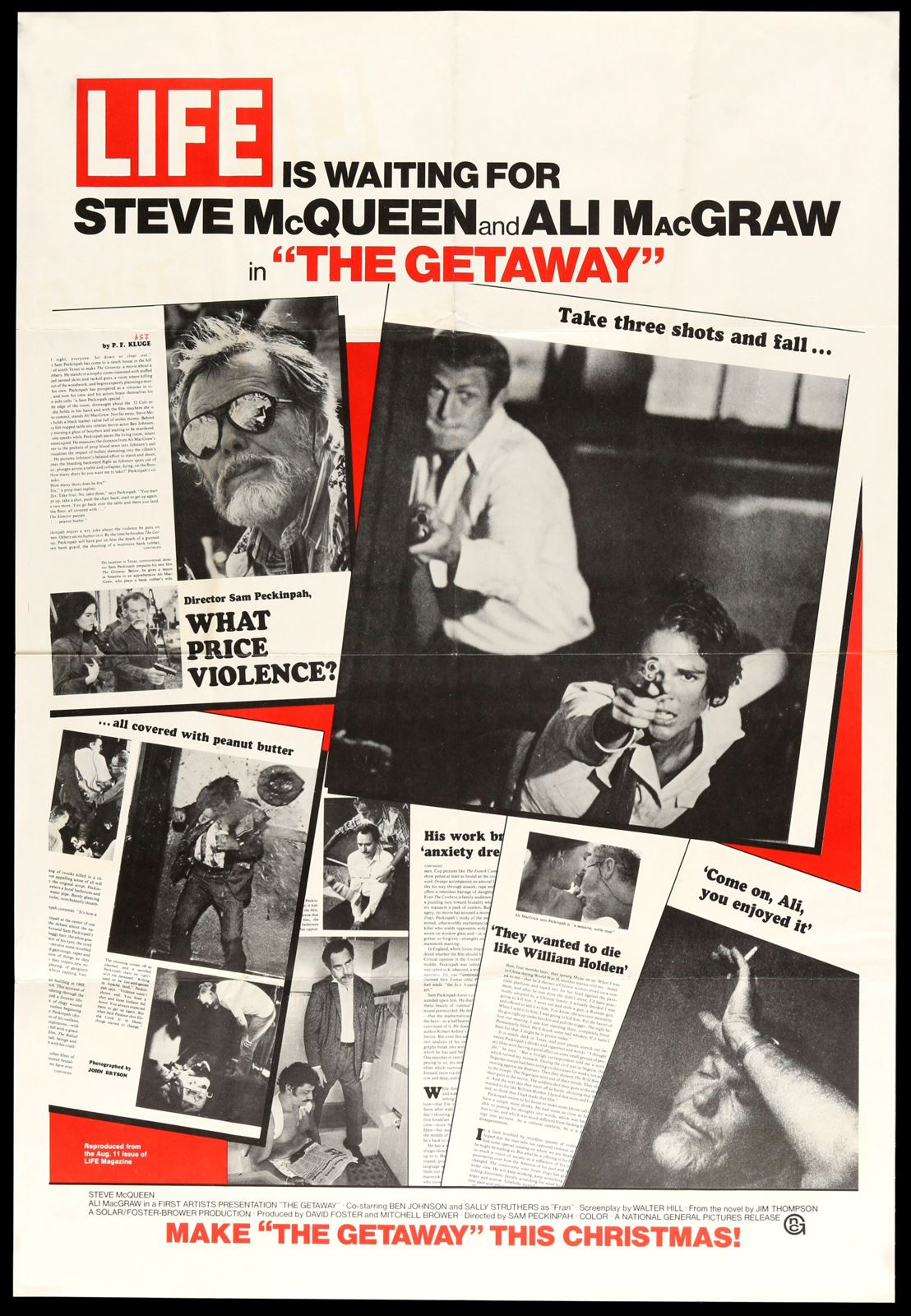 Original The Getaway movie poster