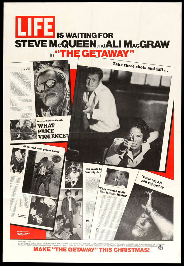 Original The Getaway movie poster