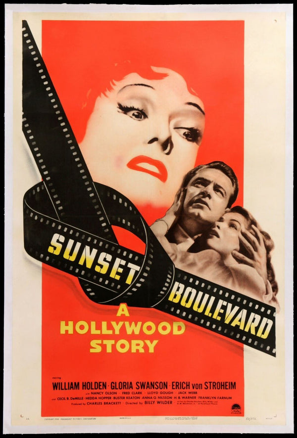 Original Sunset Boulevard movie poster
