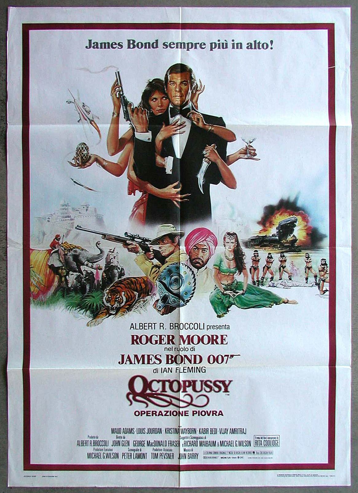 Original Octopussy movie poster