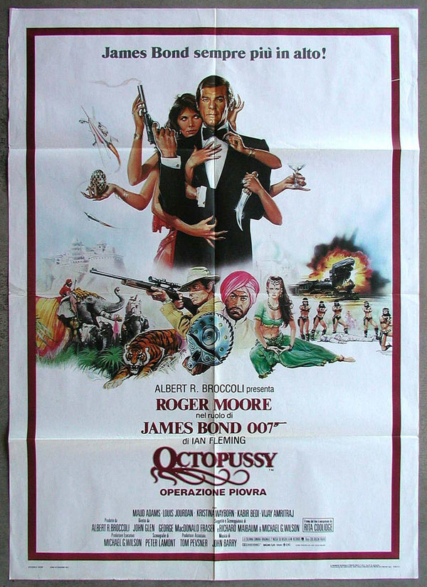 Original Octopussy movie poster