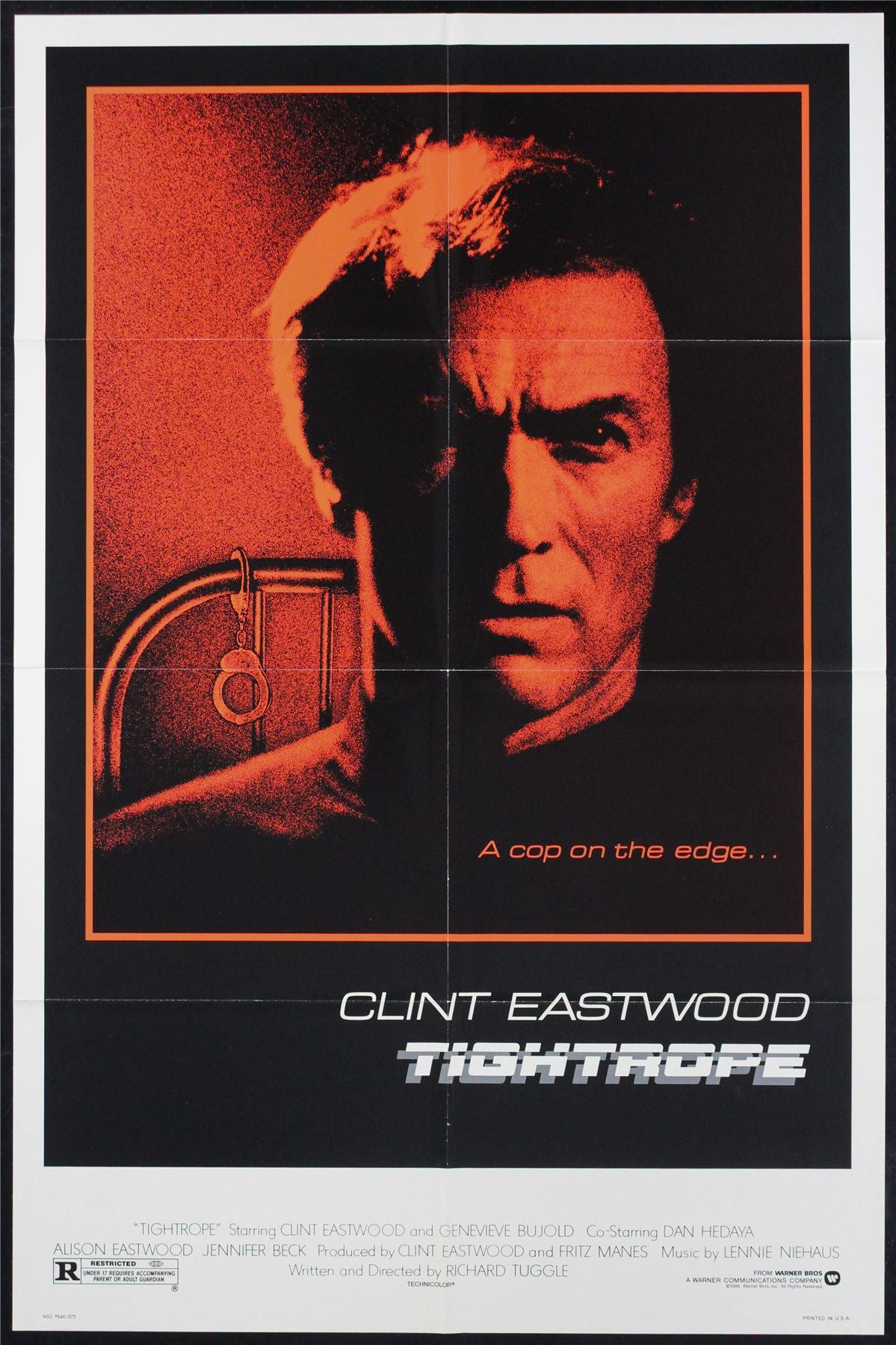 Original Tightrope movie poster