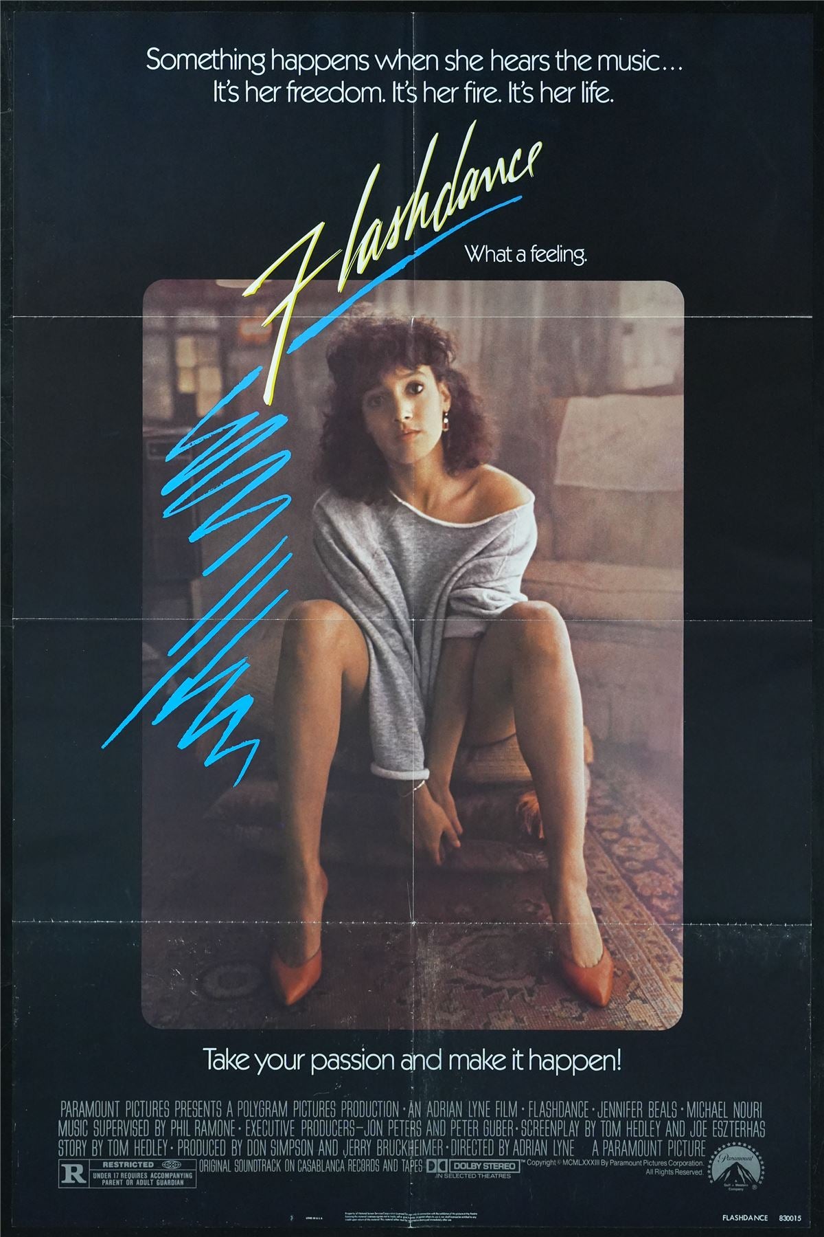 Original Flashdance movie poster