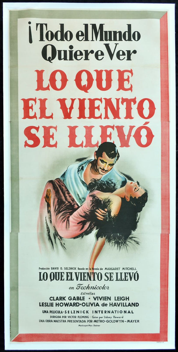 Original Gone with the Wind movie poster