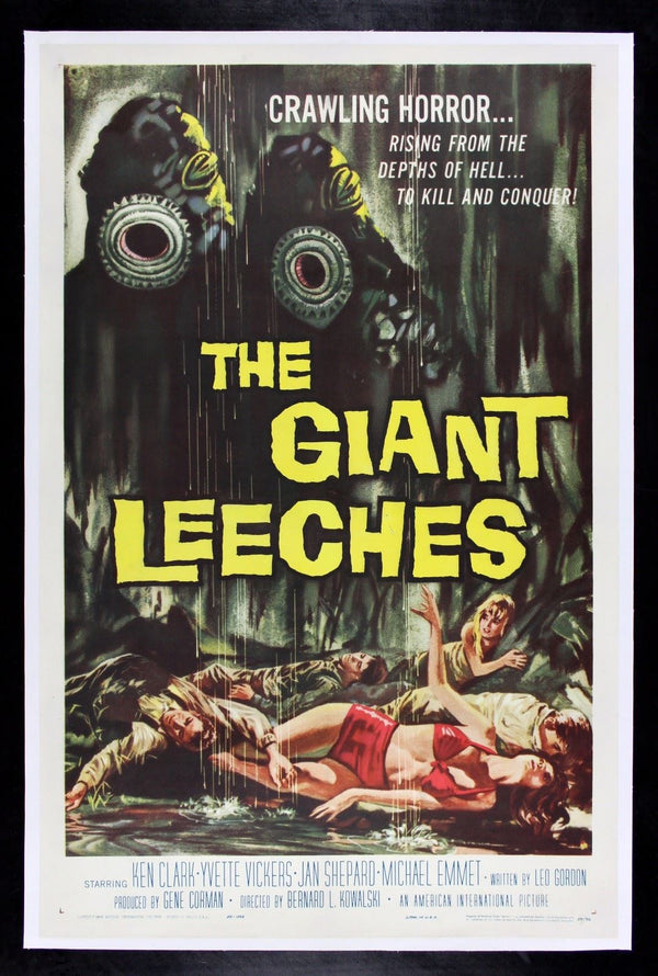 Original The Giant Leeches movie poster
