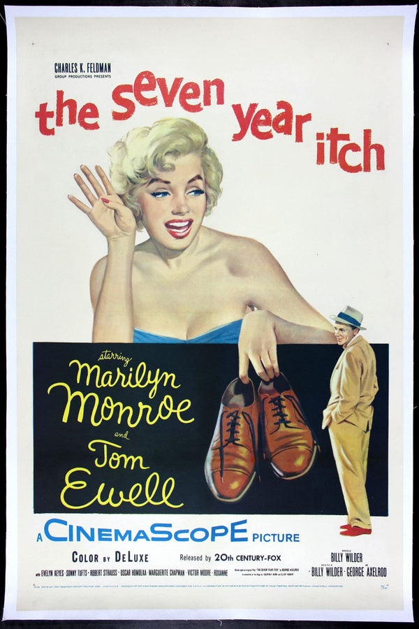 Original The Seven Year Itch movie poster