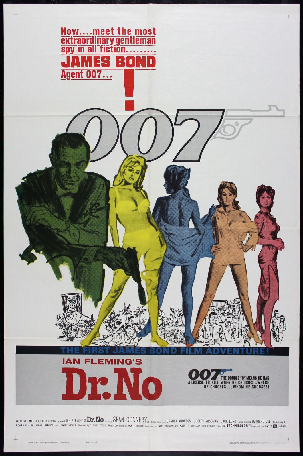 Original Dr. No movie poster