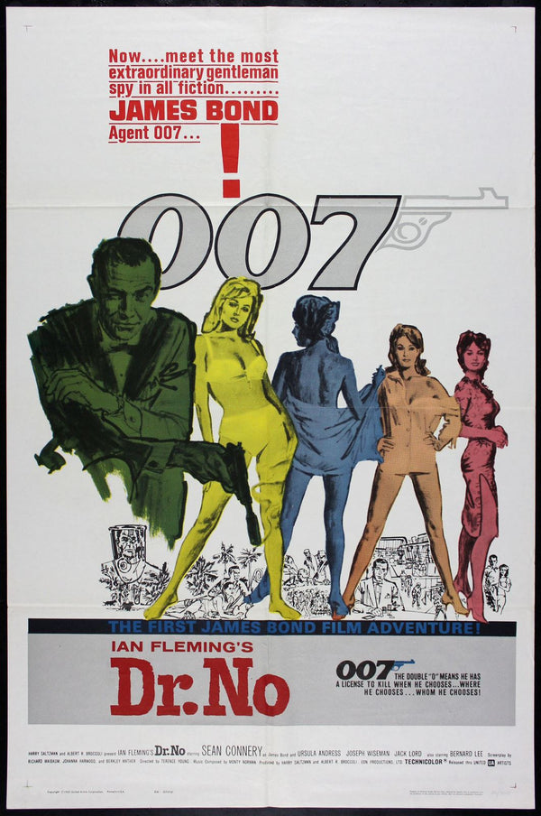 Original Dr. No movie poster