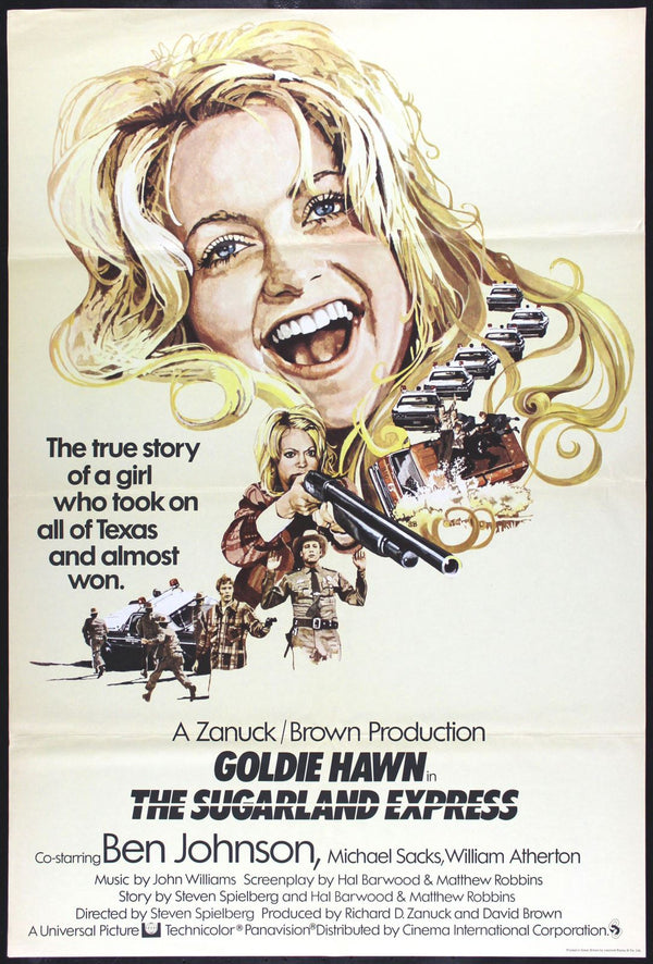 Original The Sugarland Express movie poster